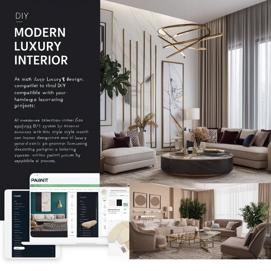 Modern Luxury Style Interior Design – Creative Ideas & Expert Tips | Paintit.ai - 6